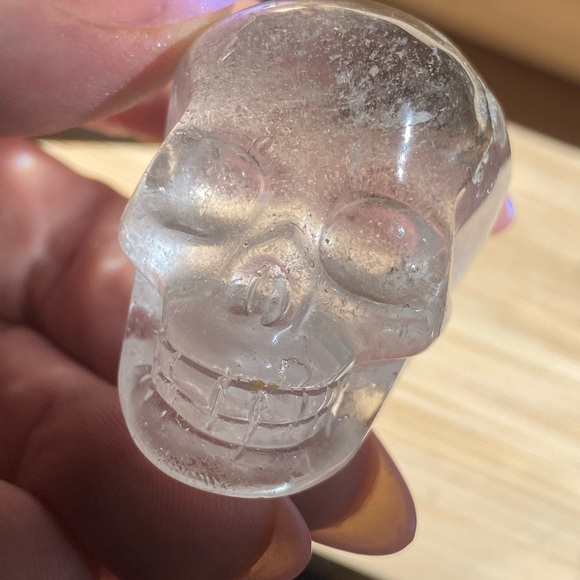 garde  quartz skull carving Other - Crystal Skull Accent Figurine - Home Accents